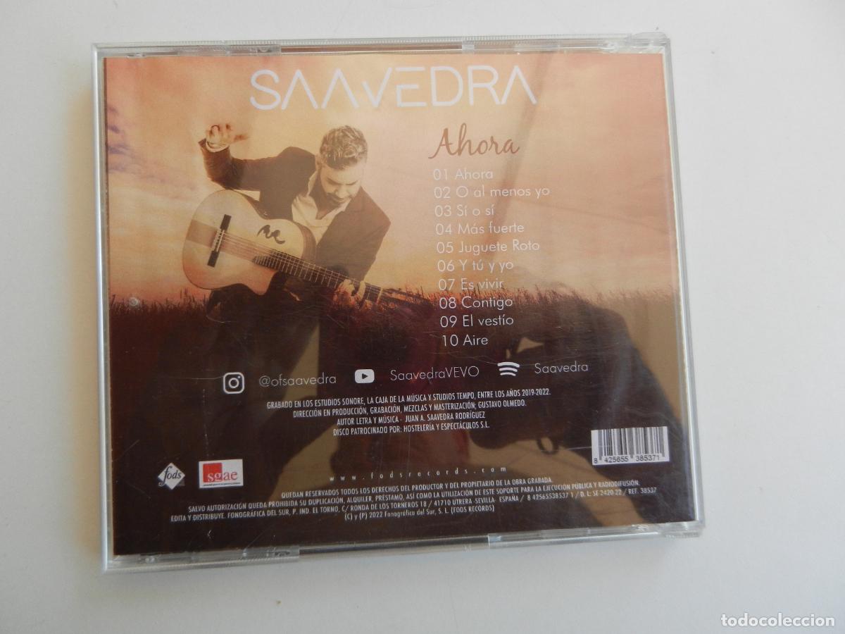 CDs de m&uacute;sica: SAAVEDRA - AHORA - CD 2022 - Foto 3