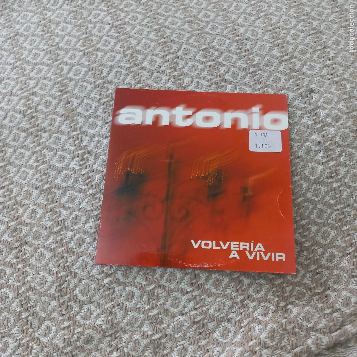 CDs de m&uacute;sica: Antonio &ndash; Volver&iacute;a A Vivir - Foto 1