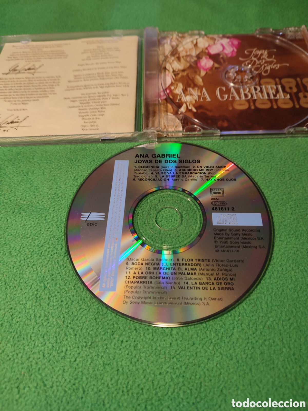 CDs de m&uacute;sica: Ana Gabriel - Joyas de dos siglos - Foto 2