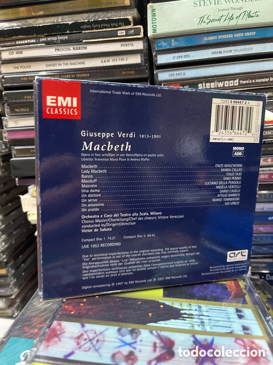 CDs de m&uacute;sica: verdi macbeth callas - Foto 2