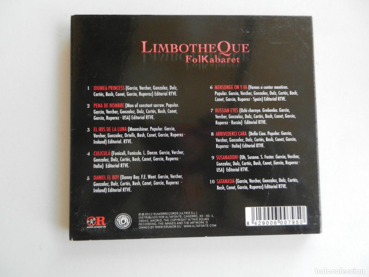 CDs de m&uacute;sica: LIMBOTHEQUE FOLKABARET - CD +DVD- 2012 - Foto 4