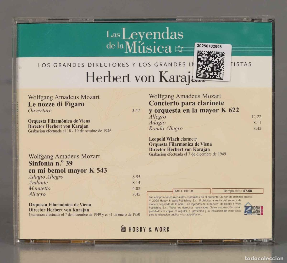 CDs de m&uacute;sica: CD. KARAJAN. GRANDES DIRECTORES - Foto 2