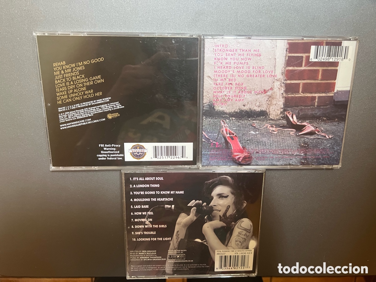 CDs de m&uacute;sica: Amy Winehouse - Pack 3 Discos - Foto 2