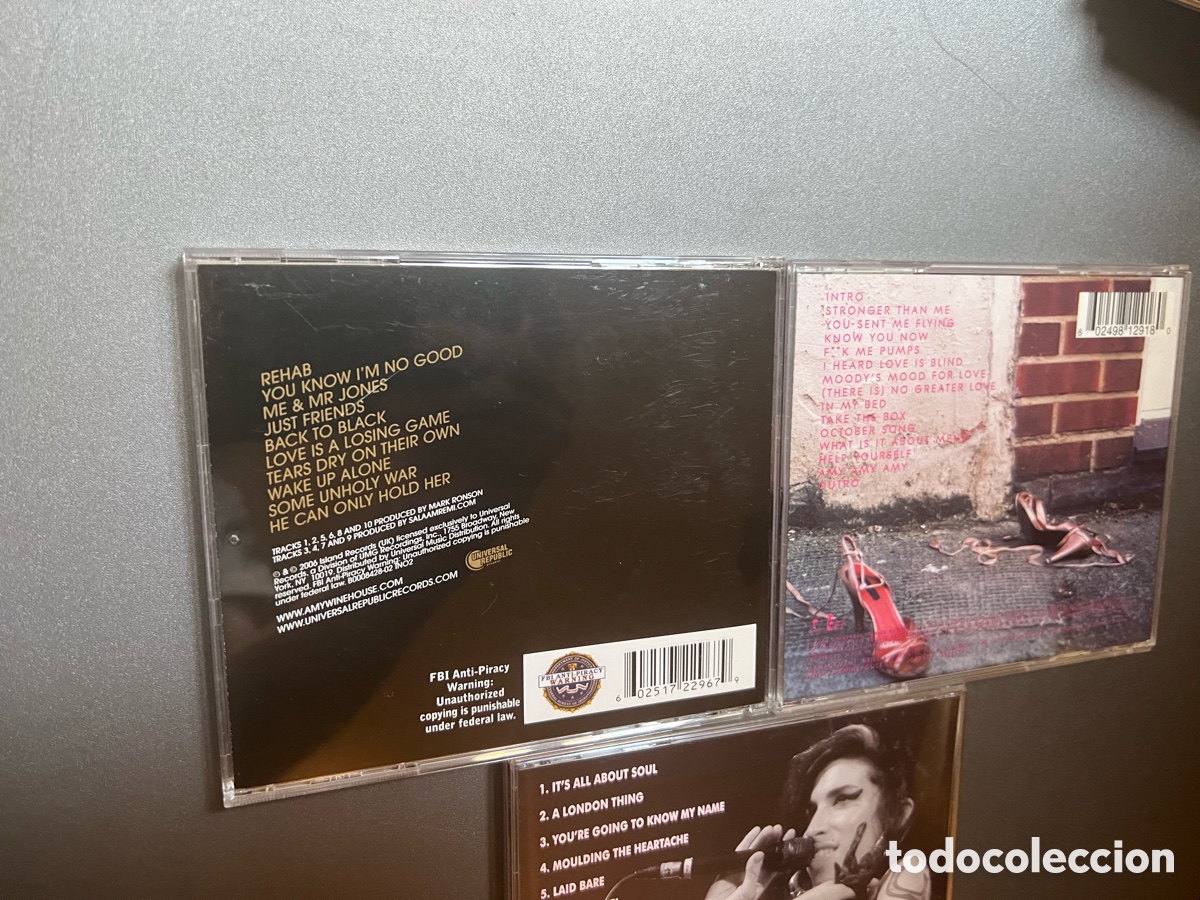 CDs de m&uacute;sica: Amy Winehouse - Pack 3 Discos - Foto 3