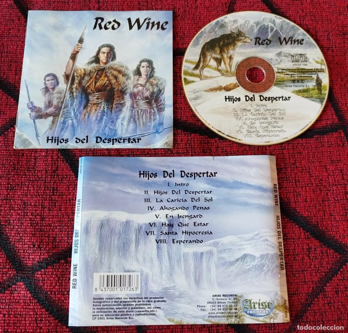 CDs de m&uacute;sica: RED WINE ** Hijos Del Despertar ** CD 2001 - Foto 1