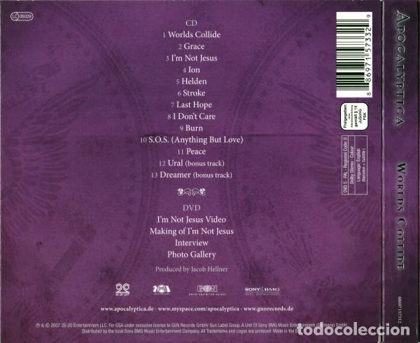 CDs de m&uacute;sica: Apocalyptica &ndash; Worlds Collide - CD+DVD - Digipak - Foto 2