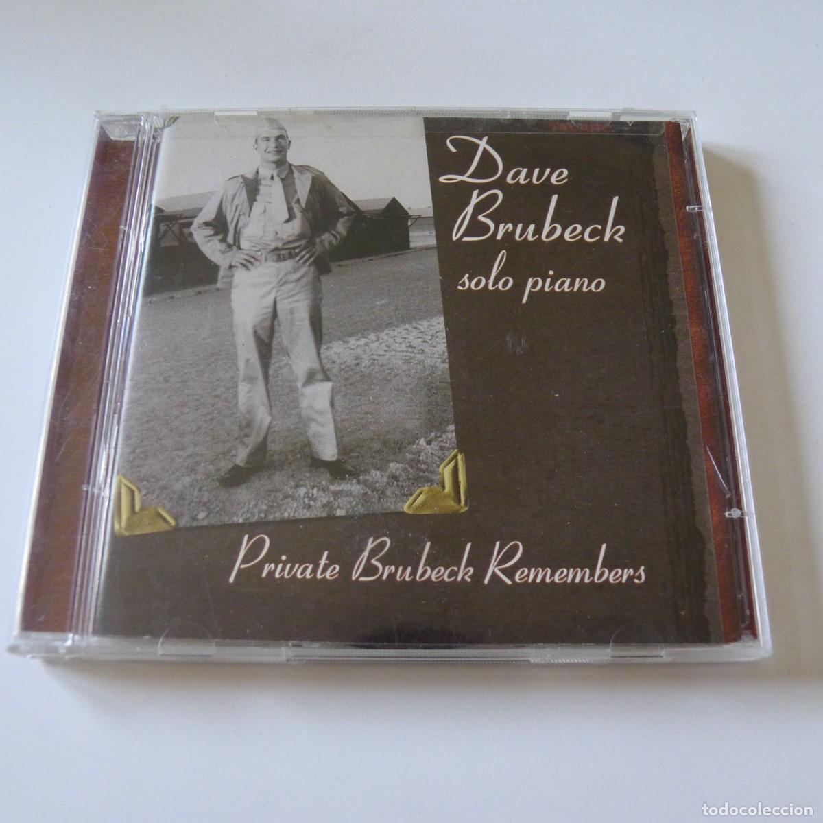 CDs de m&uacute;sica: Dave Brubeck &ndash; Private Brubeck Remembers 2CD - Foto 1