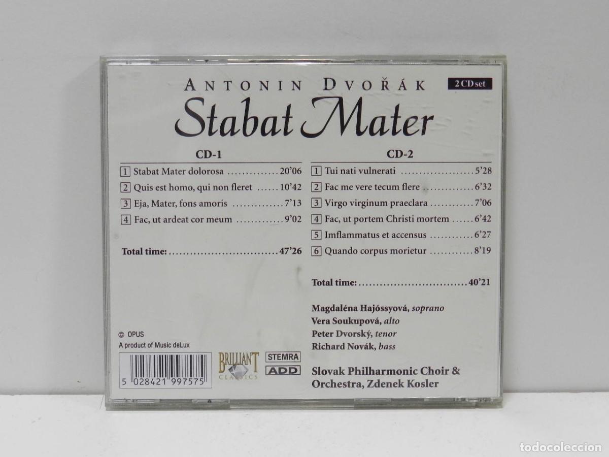CDs de m&uacute;sica: DISCO 2 X CD. Dvoř&aacute;k &ndash; Stabat Mater. COMPACT DISC. - Foto 2