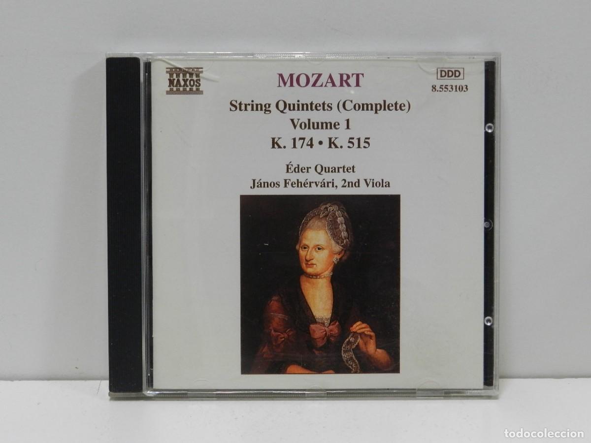 CDs de m&uacute;sica: DISCO CD. Mozart &ndash; String Quintets Vol. 1. COMPACT DISC. - Foto 1