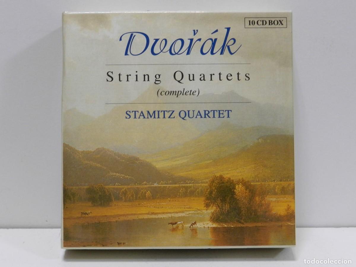 CDs de m&uacute;sica: DISCO 10 X CD. Dvoř&aacute;k - Stamitz Quartet &ndash; String Quartets (Complete). COMPACT DISC. - Foto 1