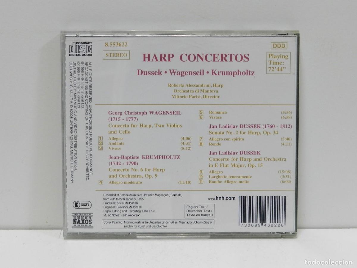 CDs de m&uacute;sica: DISCO CD. Dussek &ndash; Harp Concertos. COMPACT DISC. - Foto 2