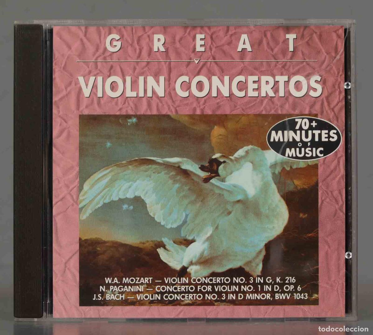 CDs de m&uacute;sica: CD. Various &ndash; Great Violin Concertos - Foto 1