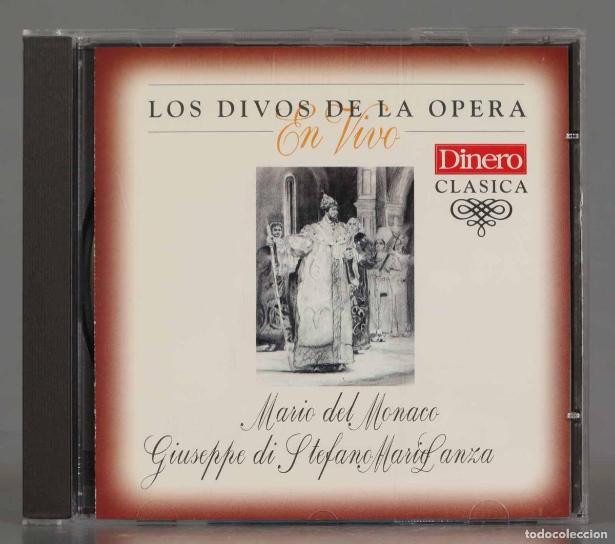 Music CDs: CD. MARIO DEL MONACO. DI STEFANO. MARIO LANZA. LOS DIVOS DE LA OPERA