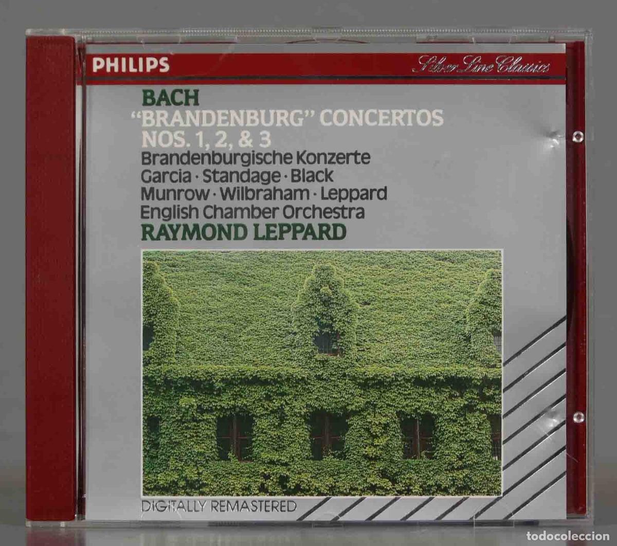 CDs de m&uacute;sica: CD. Leppard &ndash; The &acute;Brandenburg&acute; Concertos Nos. 1, 2 and 3 BACH