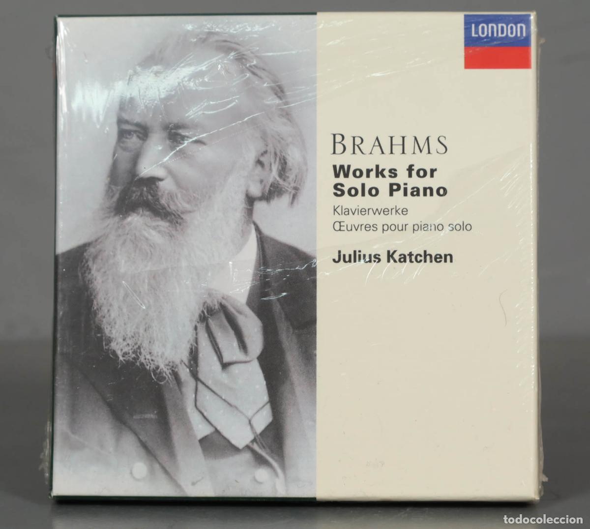 CDs de M&uacute;sica: CD. Brahms, Julius Katchen &ndash; Works For Solo Piano . PRECINTADO