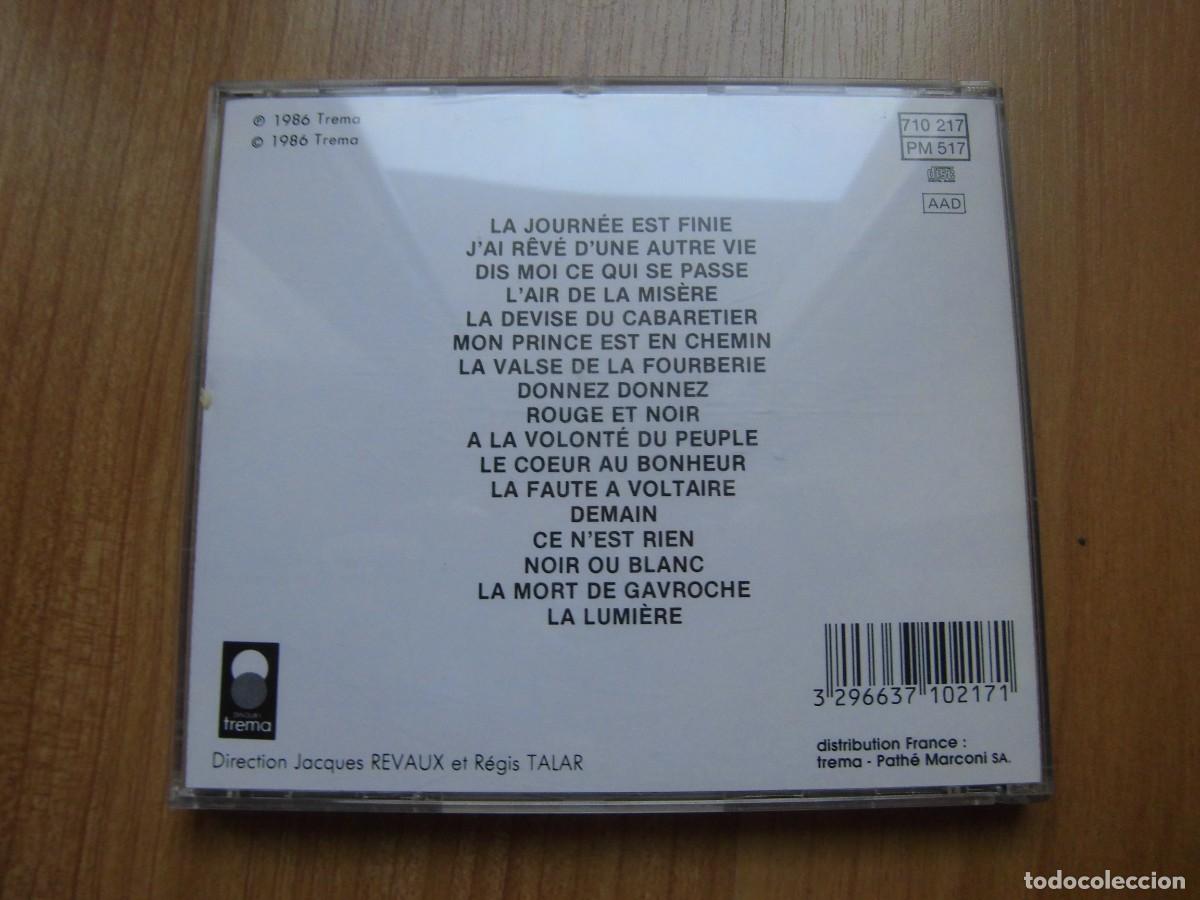 CDs de m&uacute;sica: CD LES MIS&Eacute;RABLES BSO VERSI&Oacute;N ORIGINAL - Foto 2