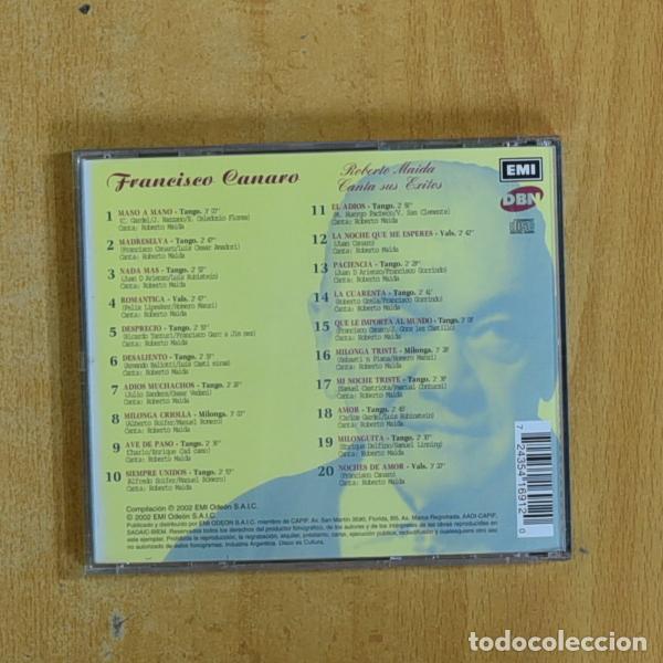 CDs de m&uacute;sica: FRANCISCO CANARO - RELIQUIAS - CD - Foto 2