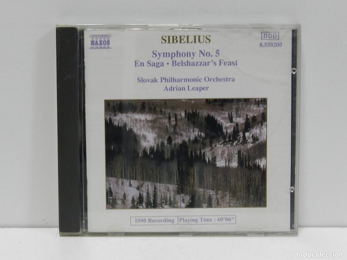CDs de m&uacute;sica: DISCO CD. Sibelius &ndash; Symphony No. 5 / En Saga &bull; Belshazzars Feast. COMPACT DISC. - Foto 1