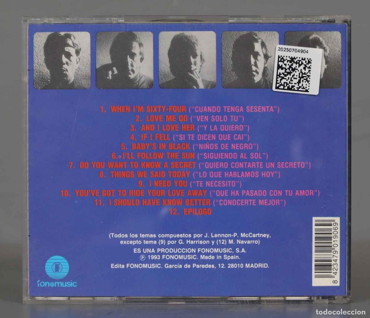 CDs de m&uacute;sica: CD. Los Mustang &ndash; Xerocopia - Los Exitos De The Beatles En Castellano - Foto 2