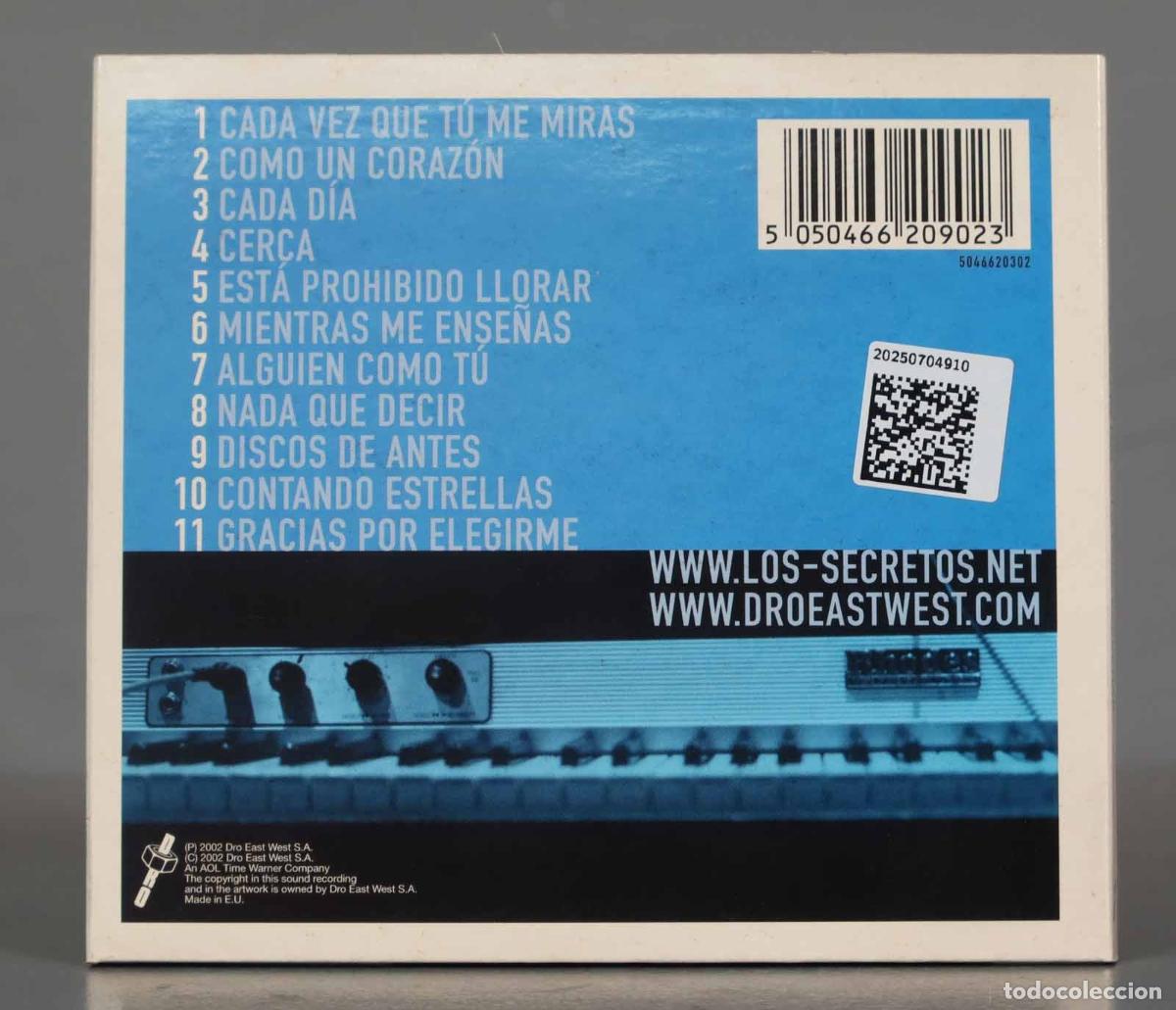 CDs de m&uacute;sica: CD. Los Secretos &ndash; S&oacute;lo Para Escuchar - Foto 2