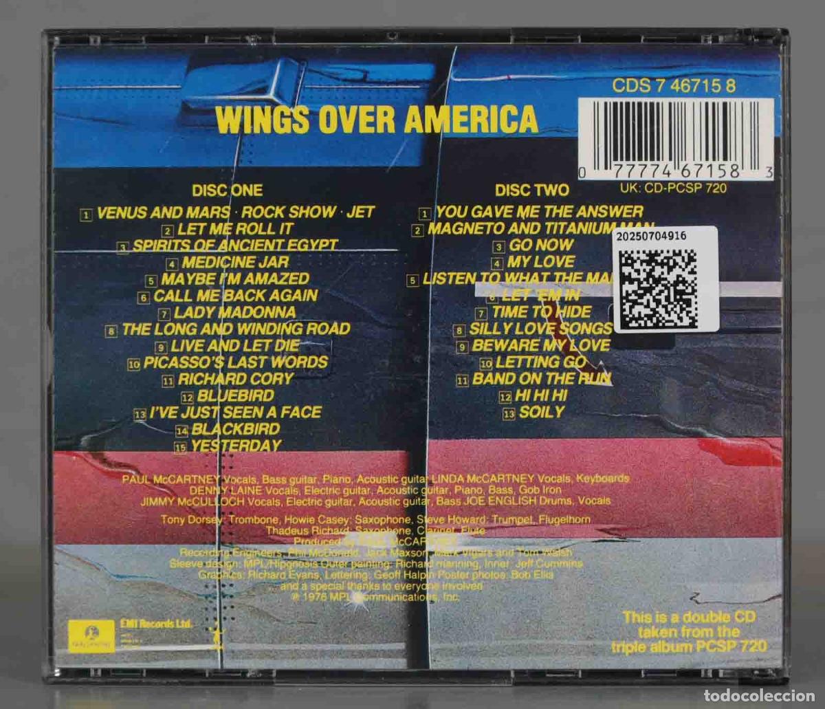 CDs de m&uacute;sica: CD. Wings &ndash; Wings Over America - Foto 2