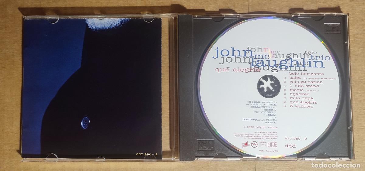 CDs de m&uacute;sica: QUE ALEGRIA - 1991 - JOHN McLAUGHLIN - Foto 2