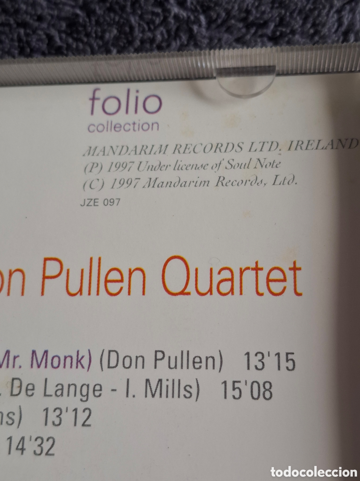 CDs de m&uacute;sica: CD49. The Jazz Master - George Adams/Don Pullen Quartet, Ediciones Folio 1997. - Foto 4