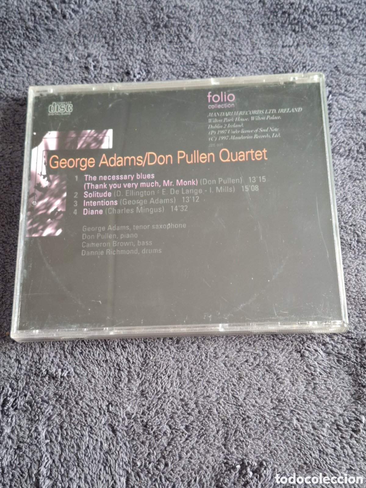 CDs de m&uacute;sica: CD49. The Jazz Master - George Adams/Don Pullen Quartet, Ediciones Folio 1997. - Foto 5