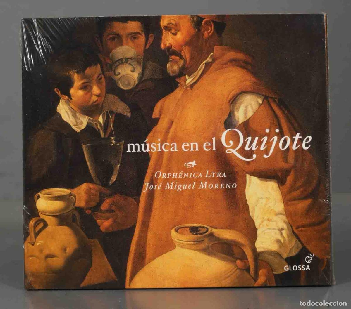 CDs de M&uacute;sica: CD. M&uacute;sica en el Quijote y otras obras de Miguel de Cervantes. Jose Miguel Moreno. PRECINTADO