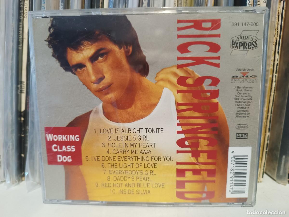 CDs de m&uacute;sica: Rick Springfield &lrm;&ndash; Working Class Dog - cd Germany 1993 - Foto 2