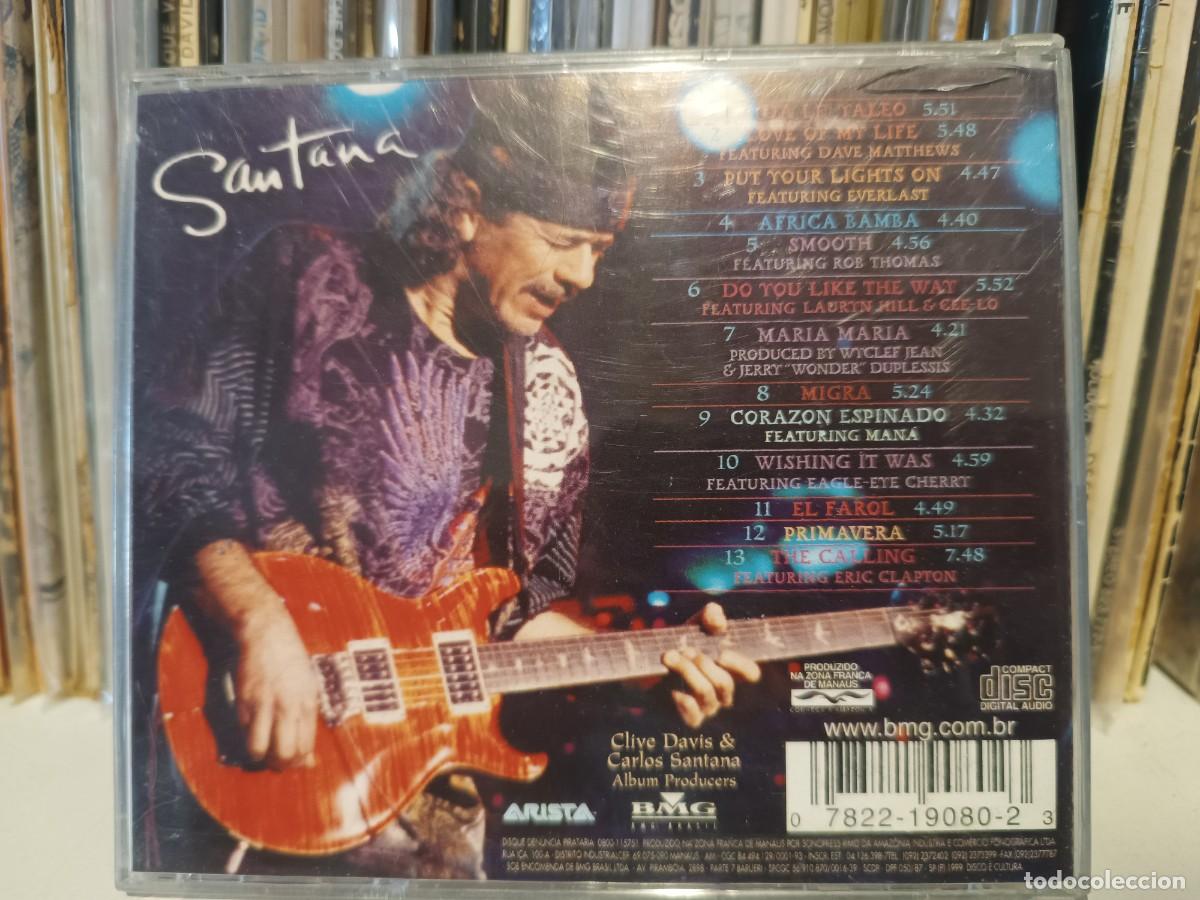 CDs de m&uacute;sica: Santana &lrm;&ndash; Supernatural - CD Brazil 2000 - Foto 2