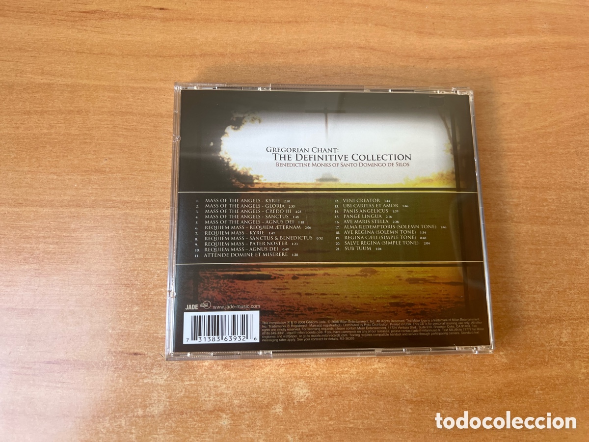 CDs de m&uacute;sica: Gregorian Chant : Definitive Collection - Foto 2
