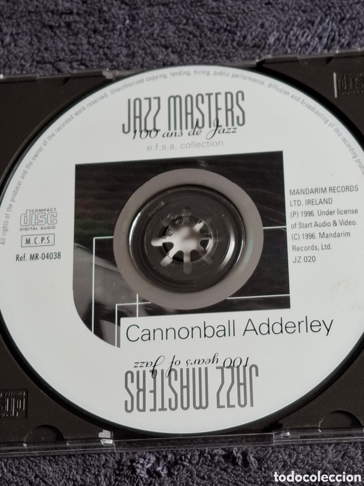 CDs de m&uacute;sica: CD49. The Jazz Master - Cannonball Adderley, Ediciones Folio 1996. - Foto 3