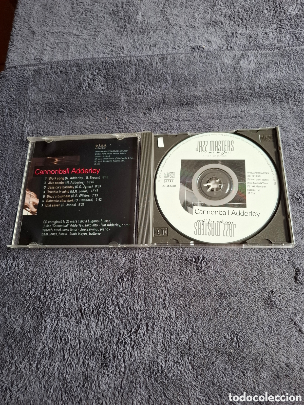 CDs de m&uacute;sica: CD49. The Jazz Master - Cannonball Adderley, Ediciones Folio 1996. - Foto 2