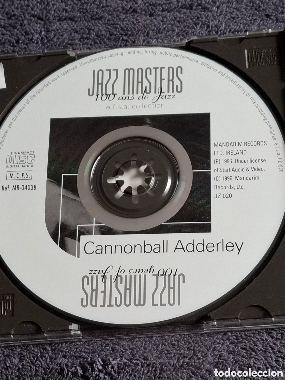 CDs de m&uacute;sica: CD49. The Jazz Master - Cannonball Adderley, Ediciones Folio 1996. - Foto 3