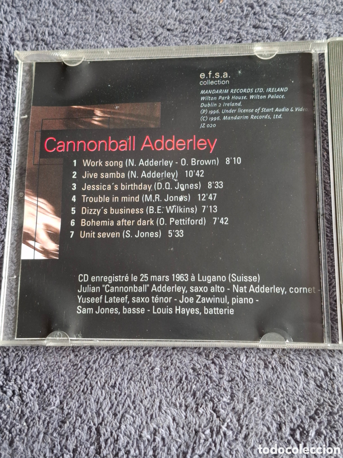 CDs de m&uacute;sica: CD49. The Jazz Master - Cannonball Adderley, Ediciones Folio 1996. - Foto 4