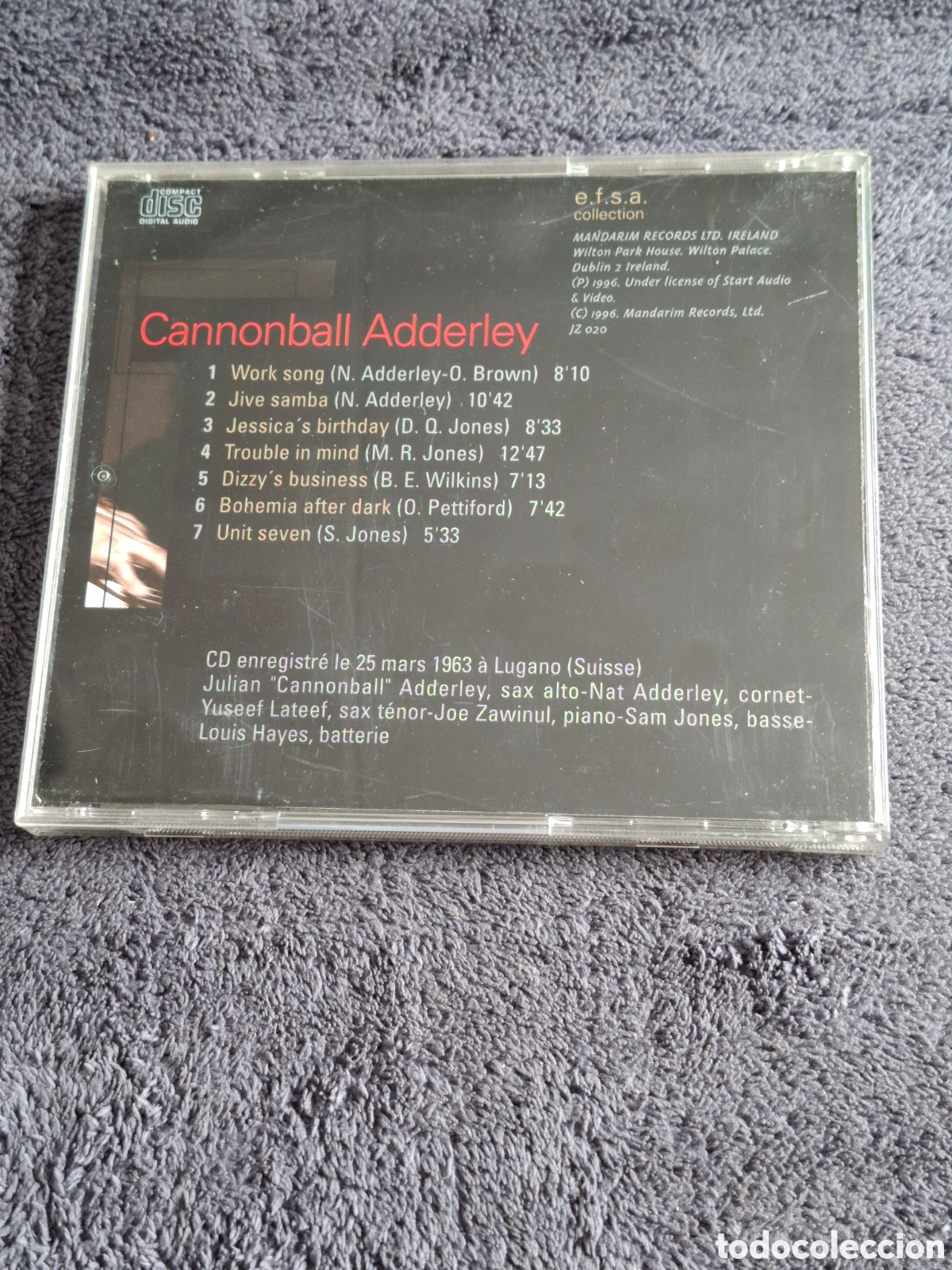 CDs de m&uacute;sica: CD49. The Jazz Master - Cannonball Adderley, Ediciones Folio 1996. - Foto 5