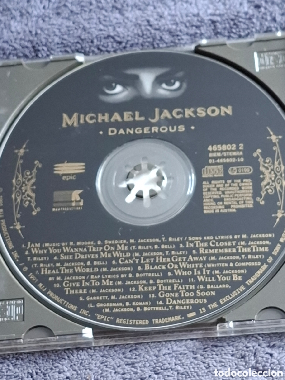 CDs de m&uacute;sica: CD50. Michael Jackson - Dangerous, Epic 1991. - Foto 3