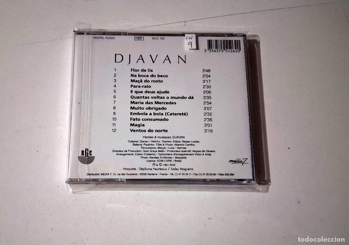 CDs de m&uacute;sica: DJAVAN &rdquo;FLOR DE LIS&rdquo; CD 12 TRACKS COMO NUEVO - Foto 2