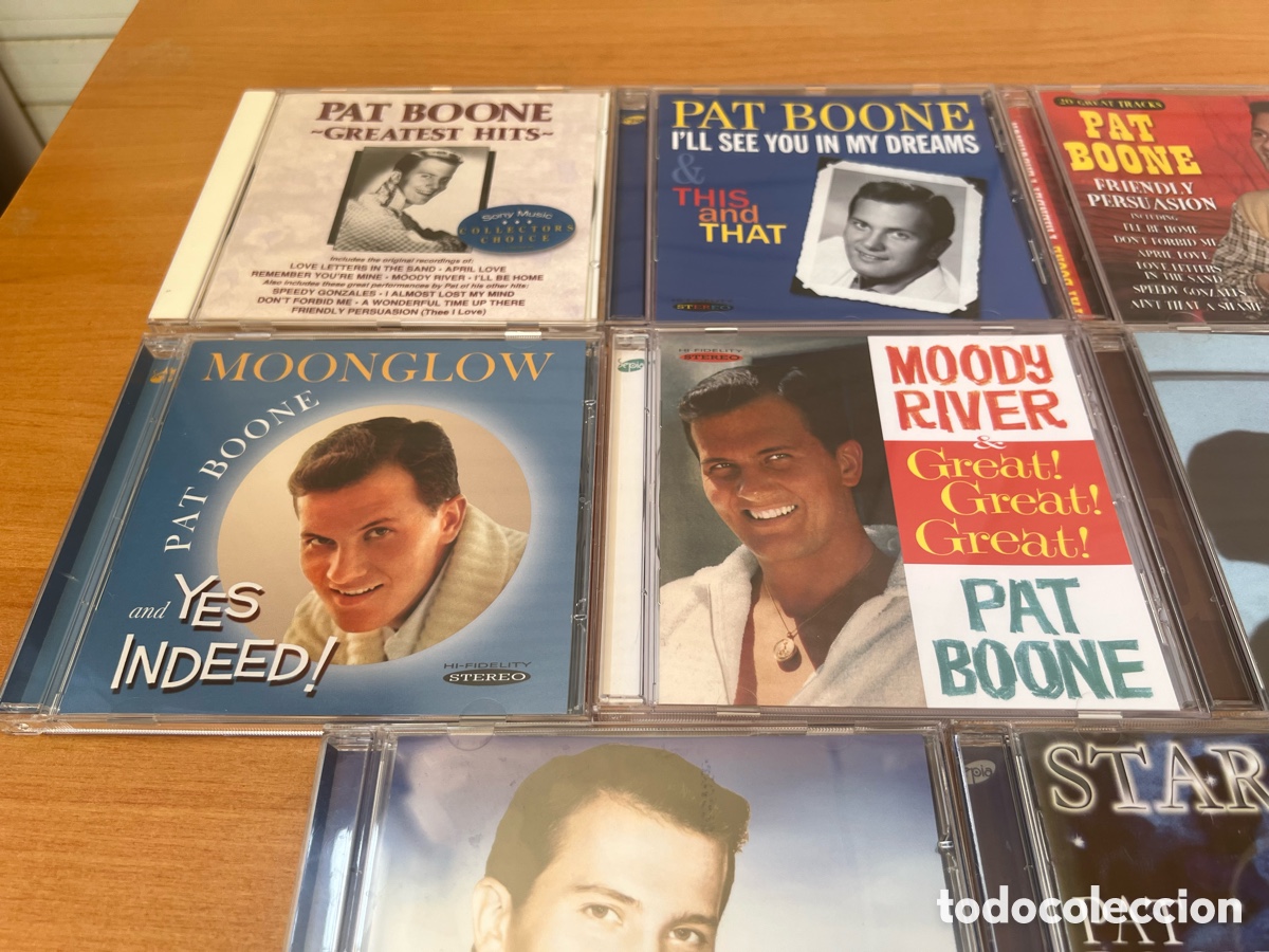 CDs de m&uacute;sica: Pat Boone - Lote 8 Discos - Foto 2