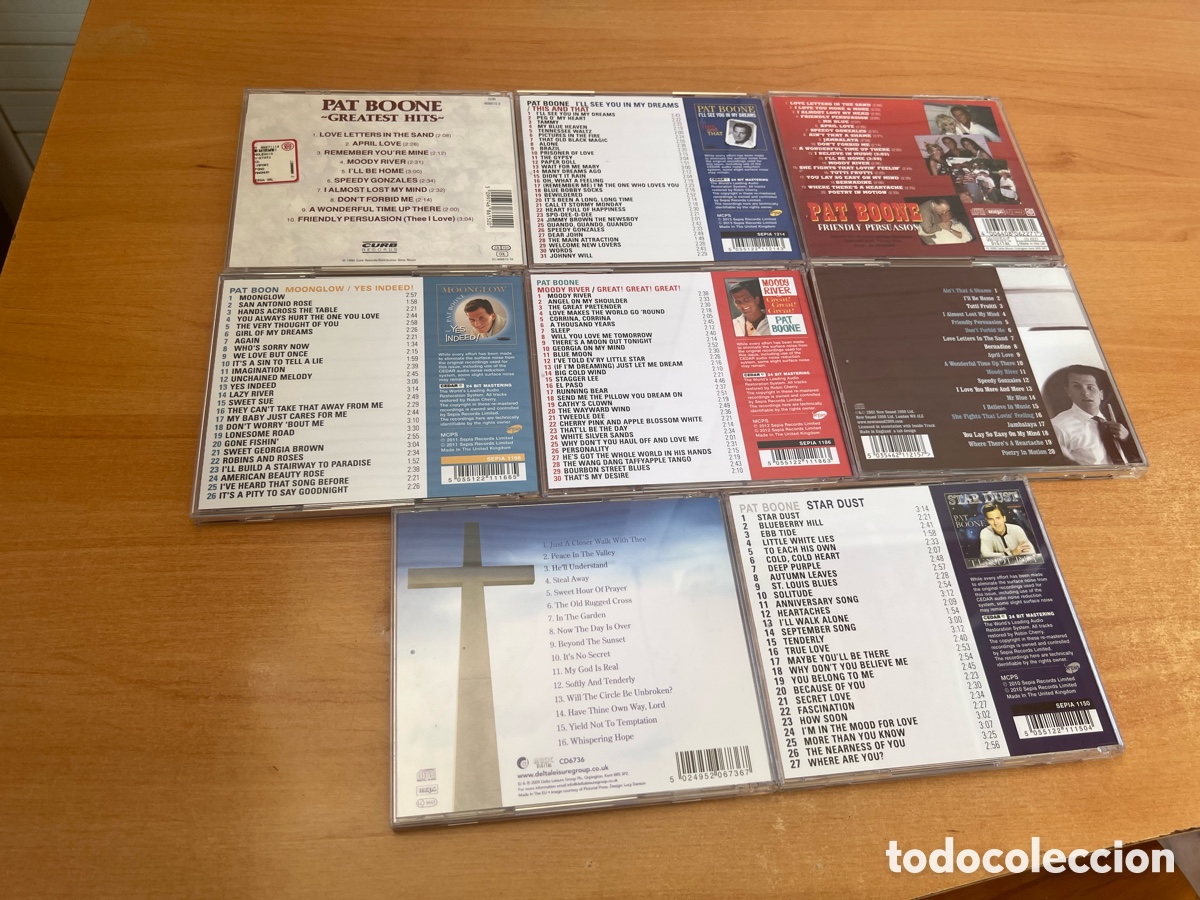 CDs de m&uacute;sica: Pat Boone - Lote 8 Discos - Foto 5