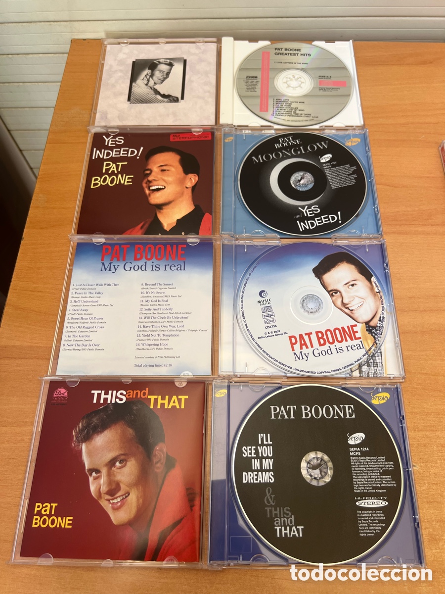 CDs de m&uacute;sica: Pat Boone - Lote 8 Discos - Foto 6