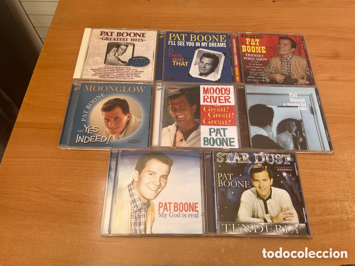 CDs de m&uacute;sica: Pat Boone - Lote 8 Discos - Foto 1