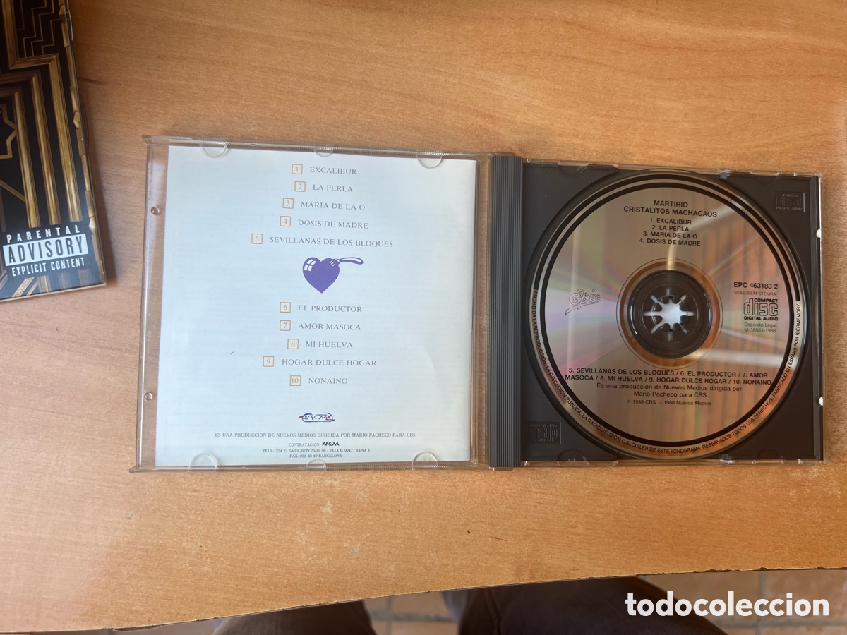 CDs de m&uacute;sica: Martirio : Cristalitos Machacaos - Foto 3