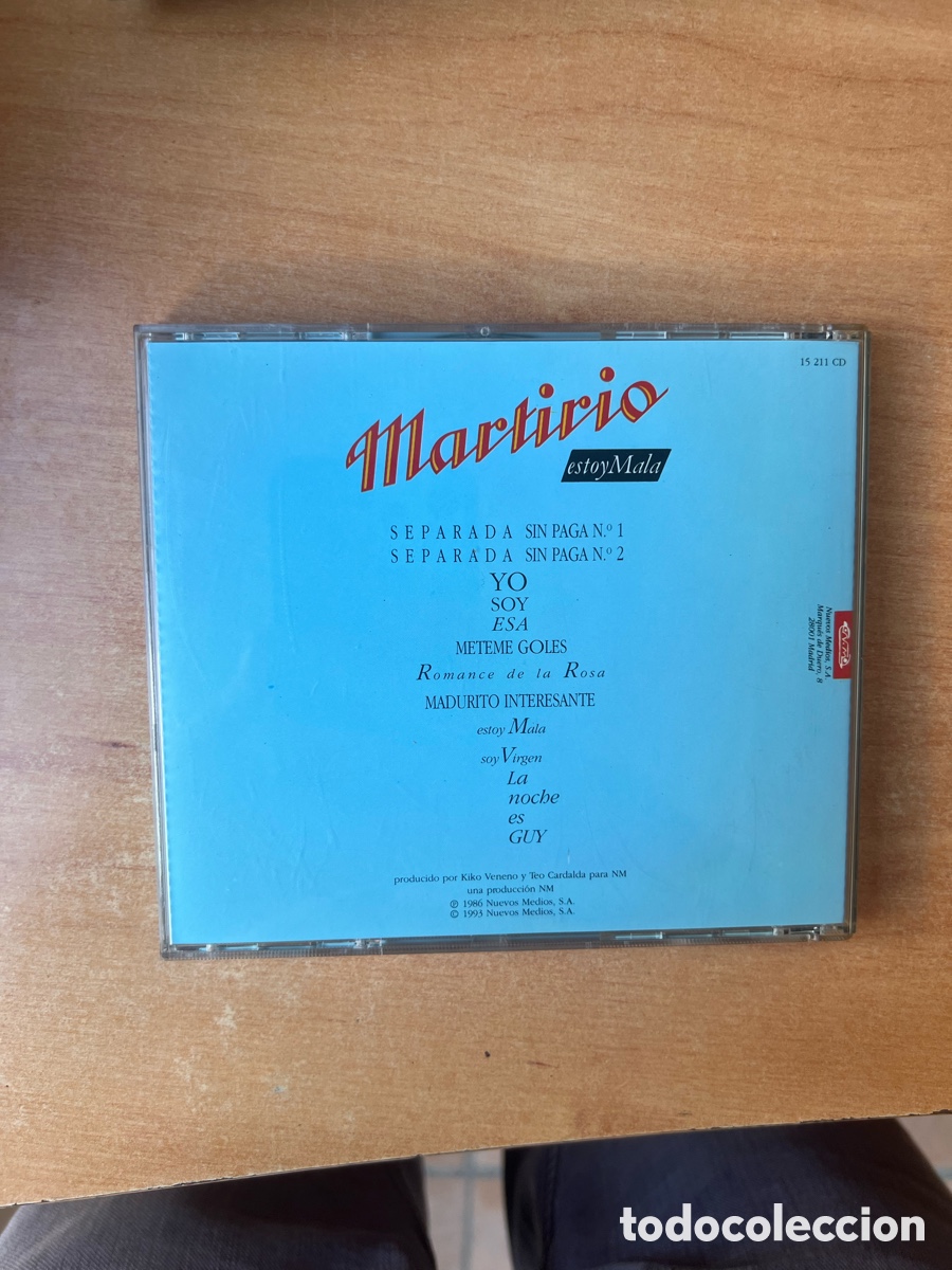 CDs de m&uacute;sica: Martirio : Estoy Mala - Foto 2