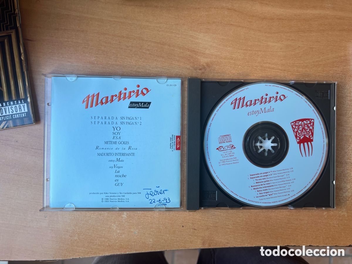 CDs de m&uacute;sica: Martirio : Estoy Mala - Foto 3