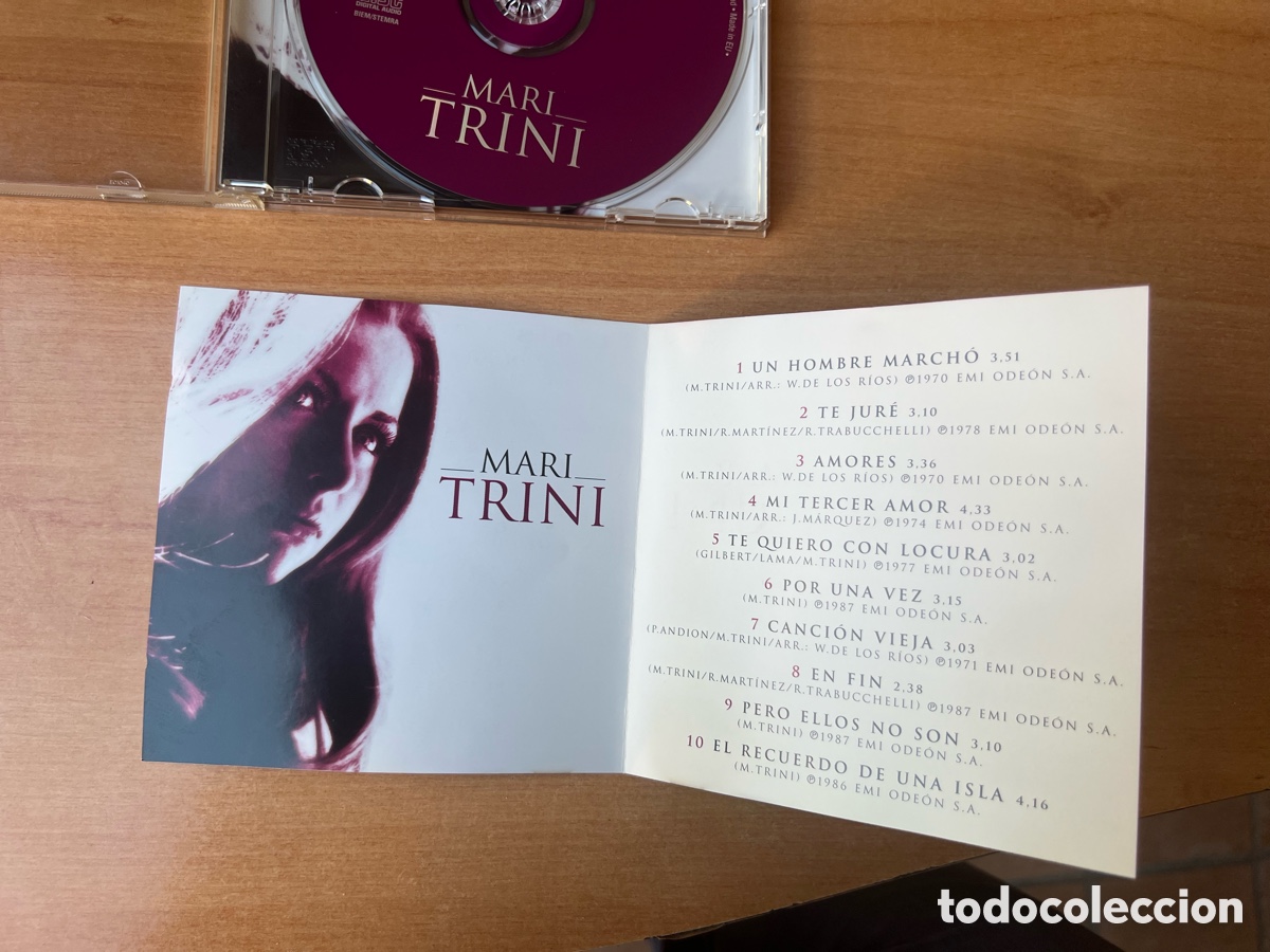 CDs de m&uacute;sica: Mari Trini : Los Diez De Mari Trini - Foto 5