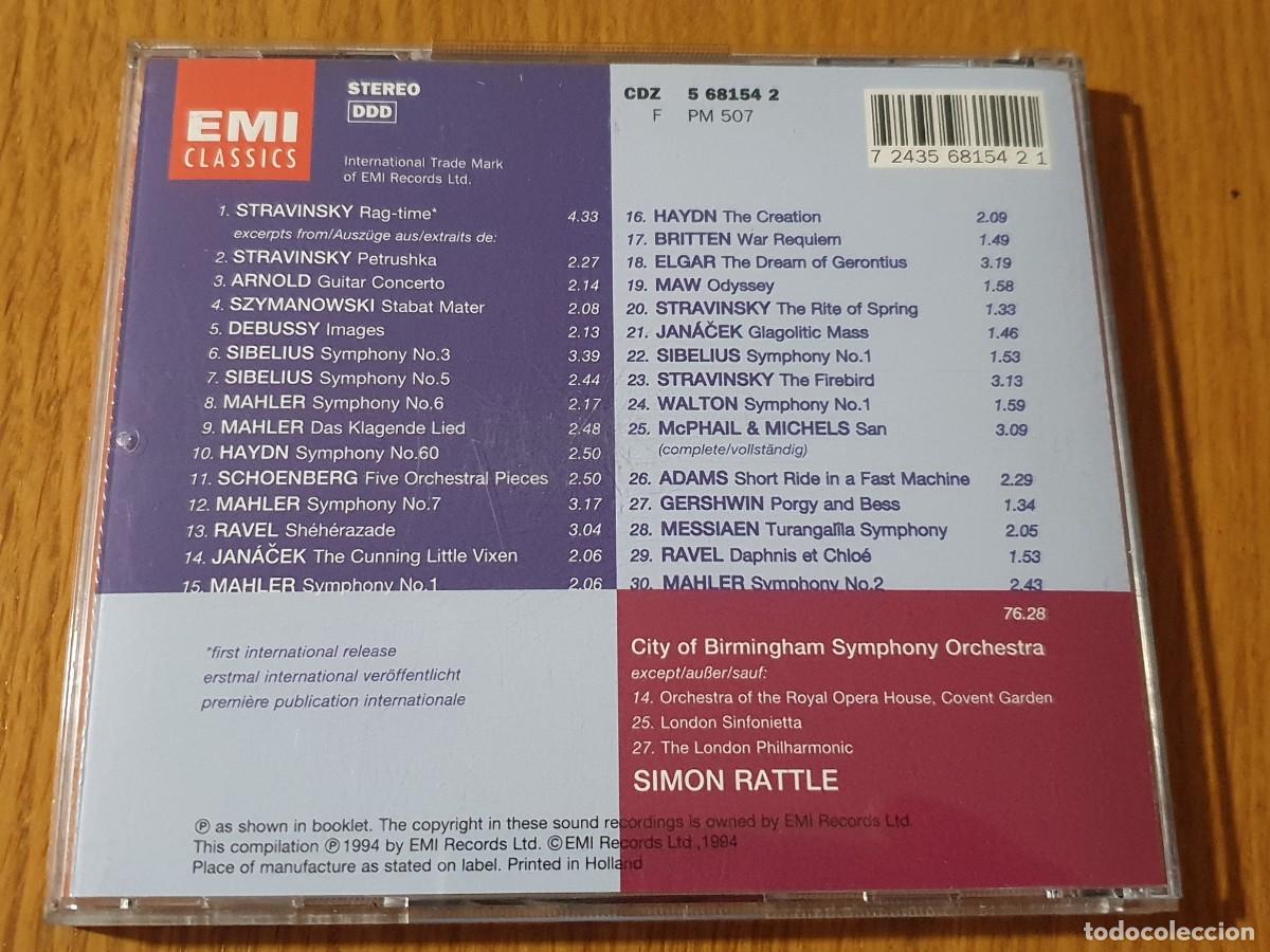 CDs de m&uacute;sica: CD Simon Rattle - EMI CLASSICS - 1994 - Foto 3