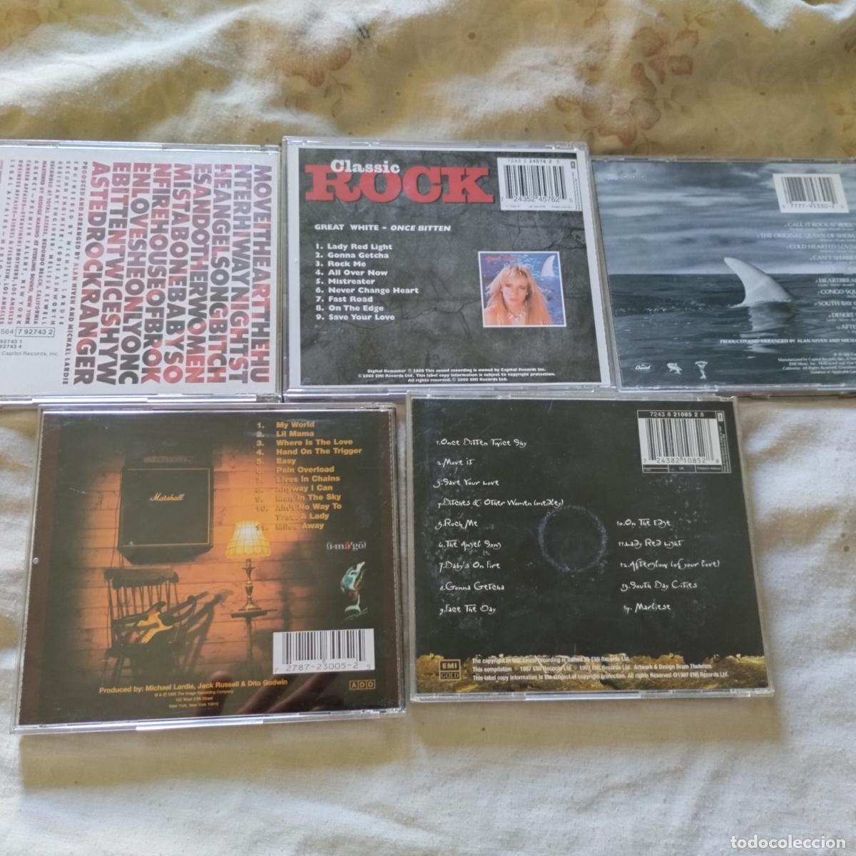 CDs de m&uacute;sica: GREAT WHITE 5 CD&acute;S ROCK - Foto 4