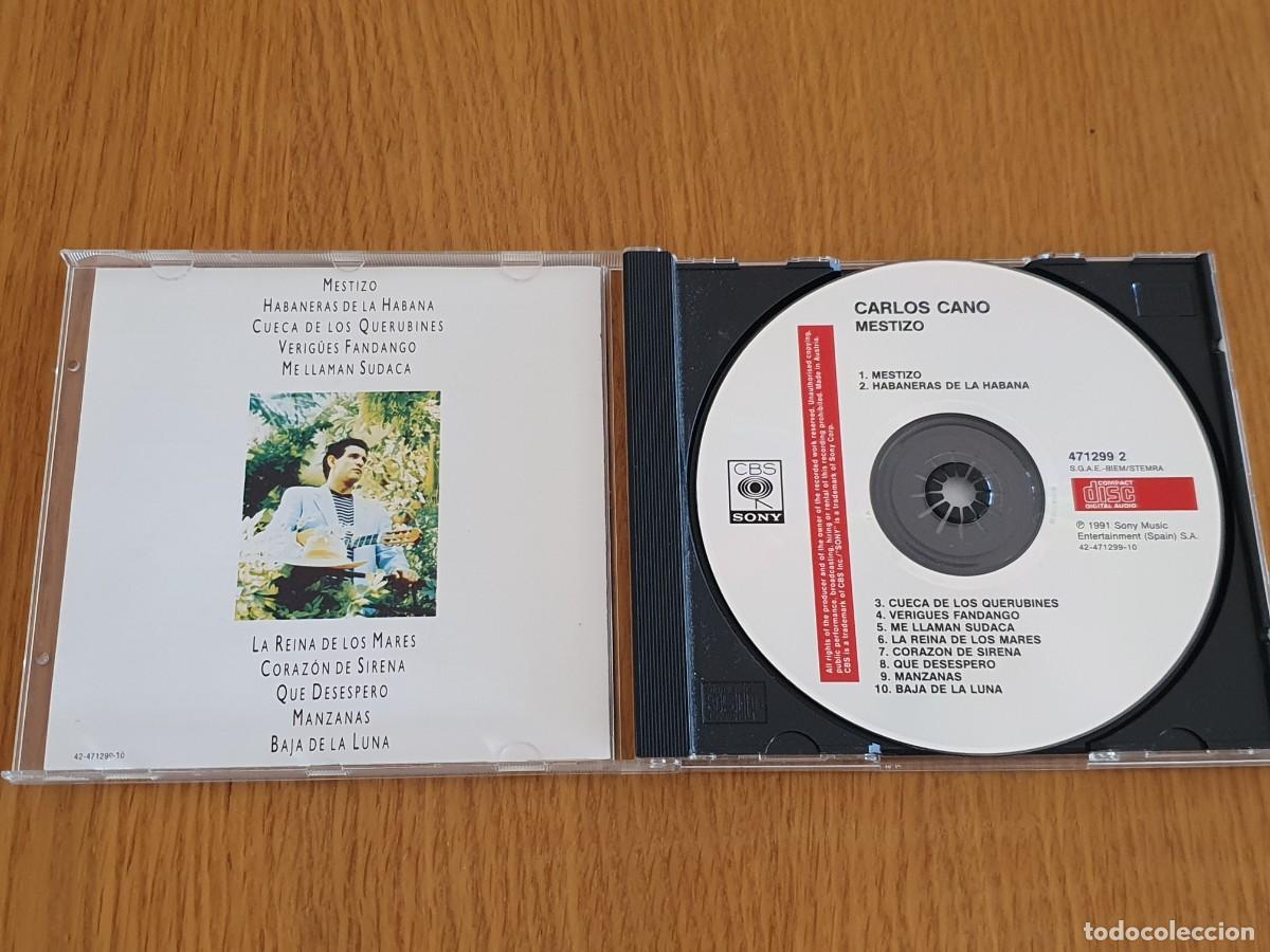 CDs de m&uacute;sica: CD CARLOS CANO - MESTIZO - 1993 - Foto 2